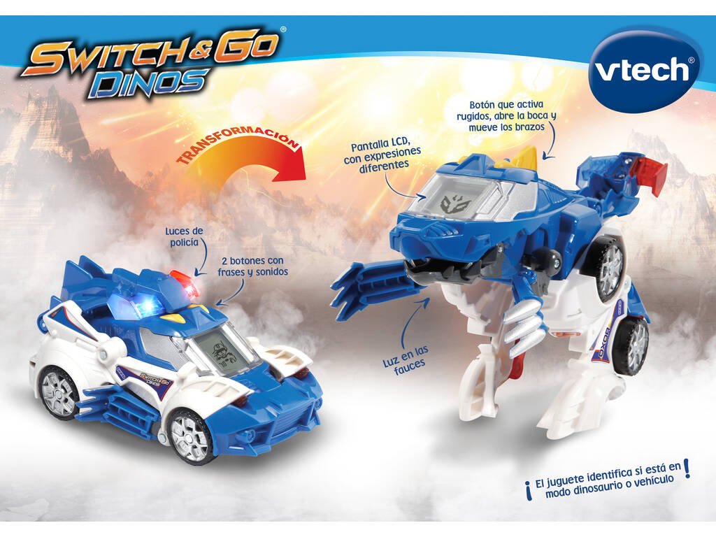 Switch & Go Dinos Pattuglia Vtech 195022