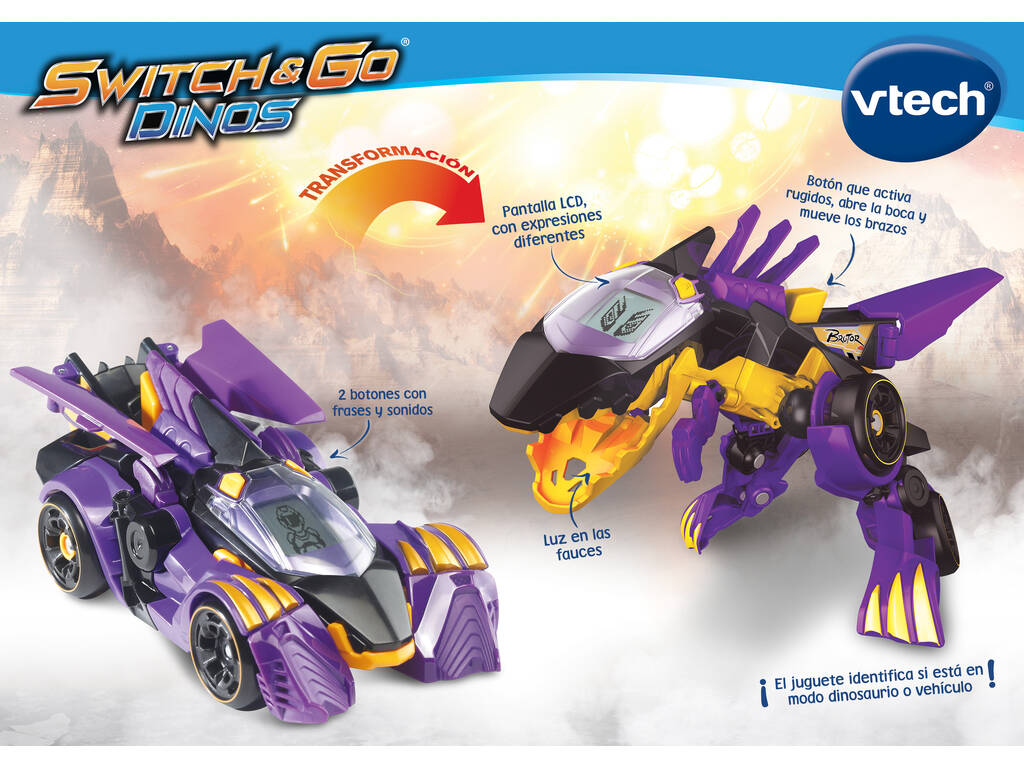Switch & Go Dino Saetta Vtech 195222