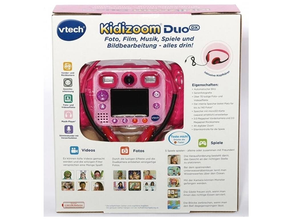 Kidizoom Duo DX 10 In 1 Rosa Vtech 520057