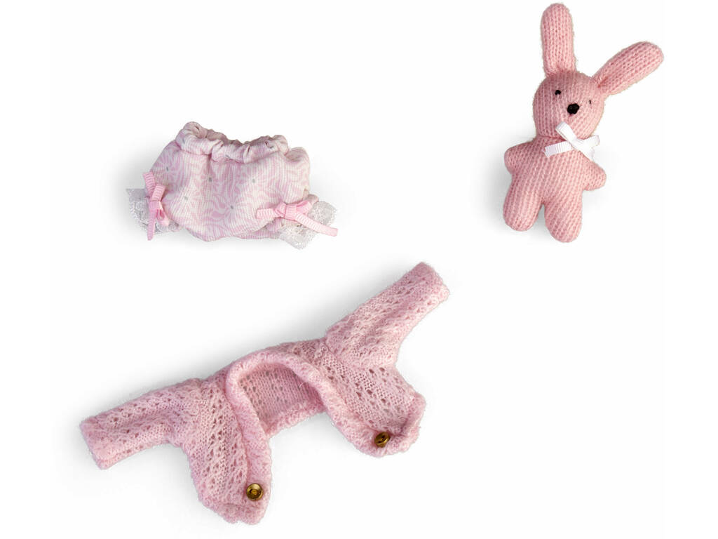 Barriguitas Set di Bebè con Vestitino Rosa Famosa 700015698
