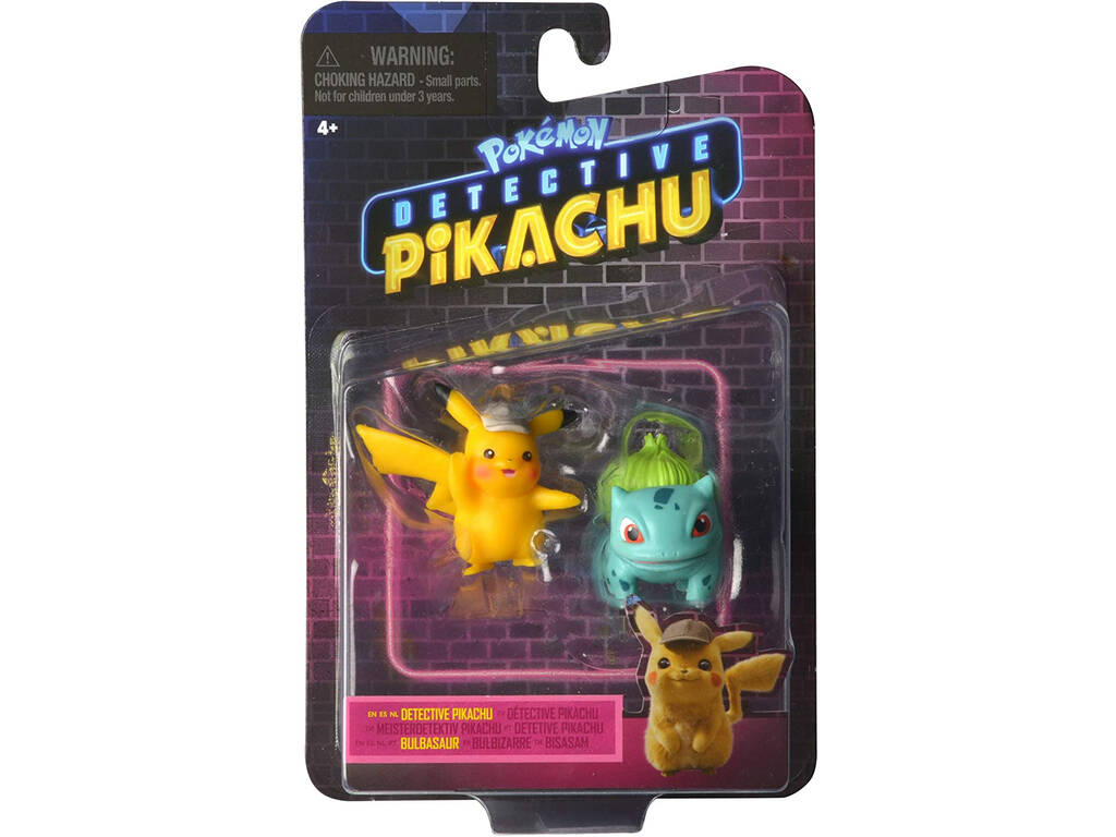 Pokémon Détective Pikachu Figurines de Base Bizak 6322 7597
