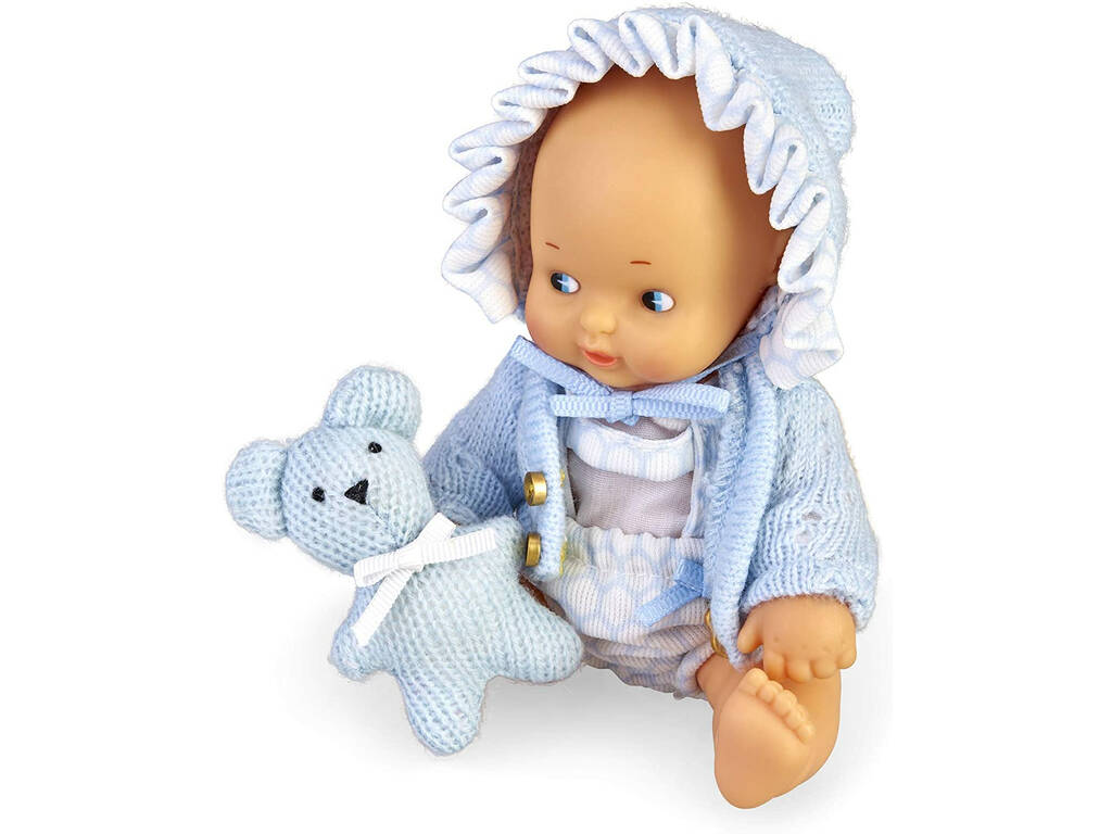 Barriguitas Set per Bebè con Vestitino Blu Famosa 700015697