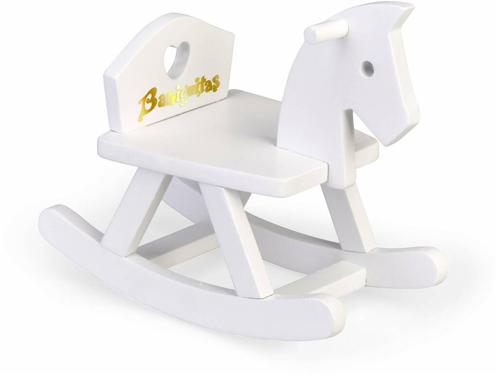 Barriguitas Set Di Culla, Cavalluccio Dondolo e Accessori Famosa 700015558