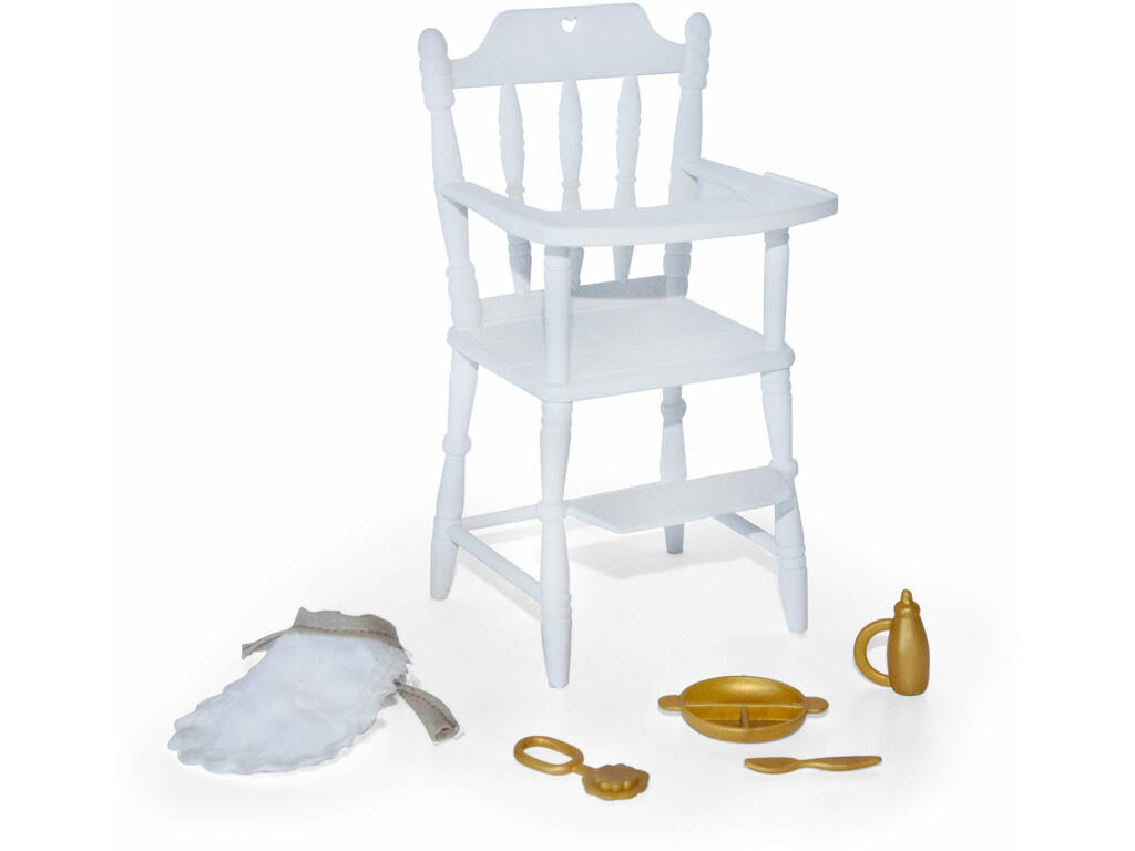 Barriguitas Set De Cuna, Sillita Trona y Accesorios Famosa 700015557