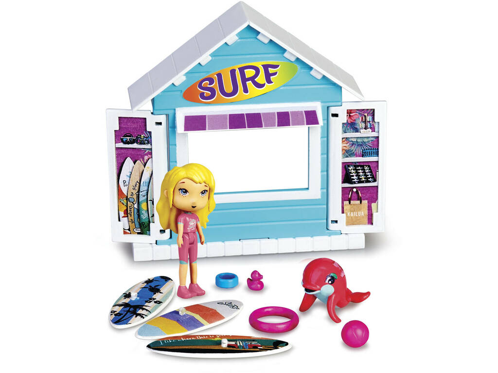 Mimy City Kit Boutique De Surf Avec Figurine Wendy Wave Famosa 700015596