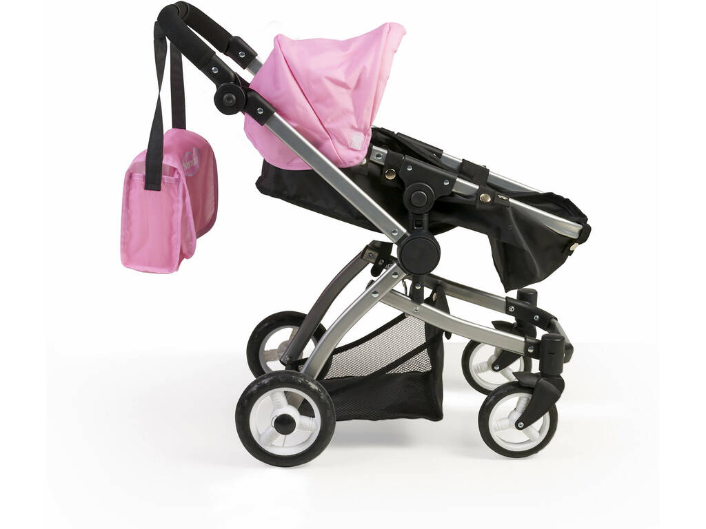 Carro de Bebé Nenuco Con Bolsa 3 En 1 Famosa 700014871