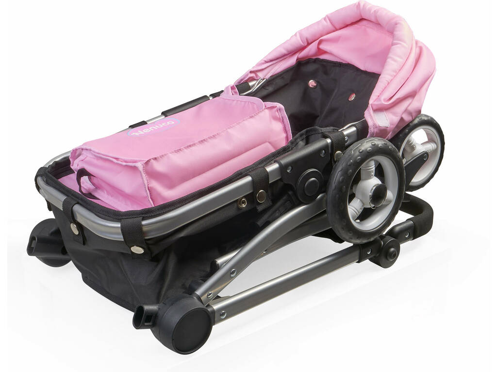 Carro de Bebé Nenuco Con Bolsa 3 En 1 Famosa 700014871