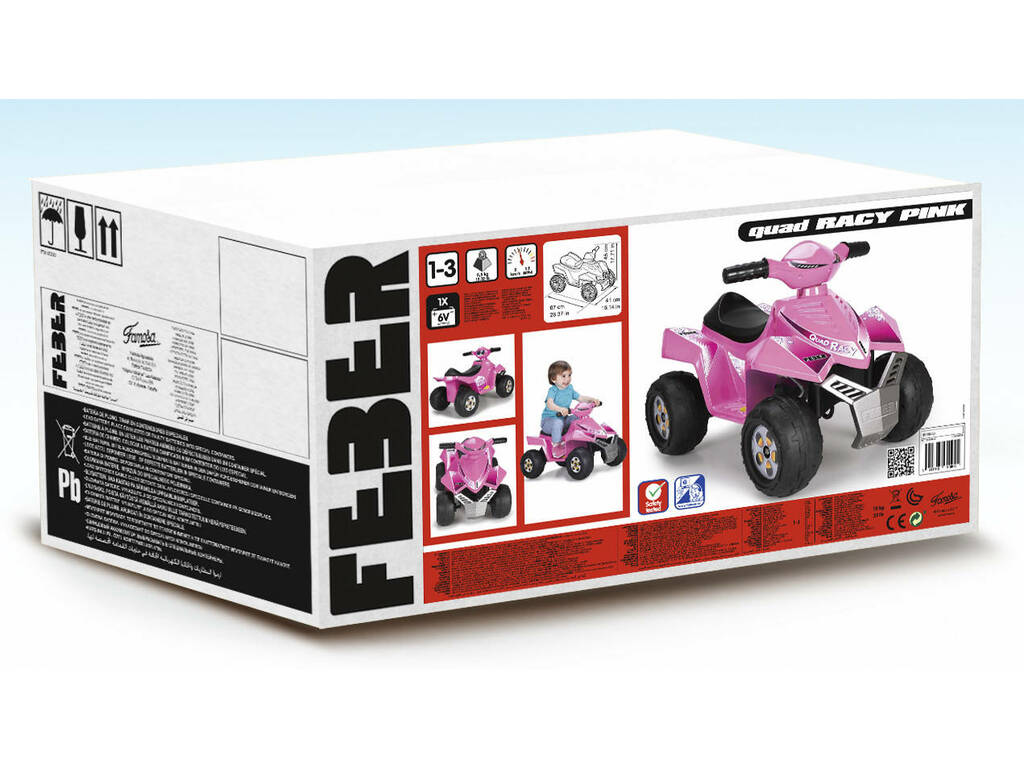 Quad Racy Rose 6V Famosa 800011422