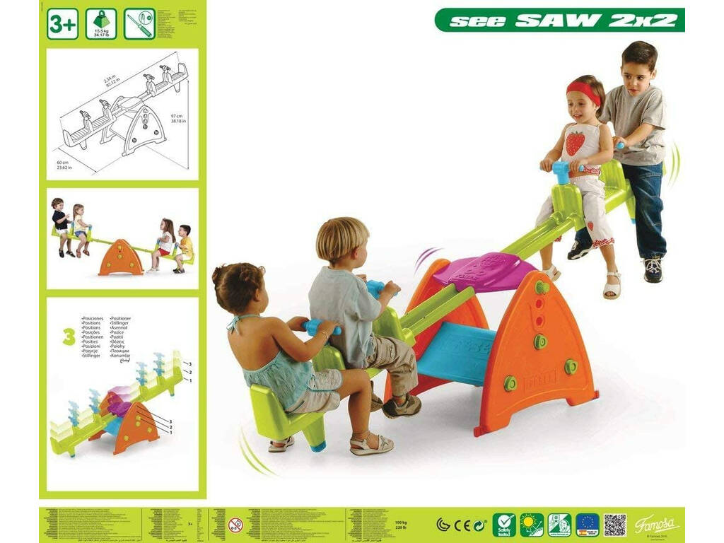 Balancier Twister Seesaw 2x2 Famosa 800010240