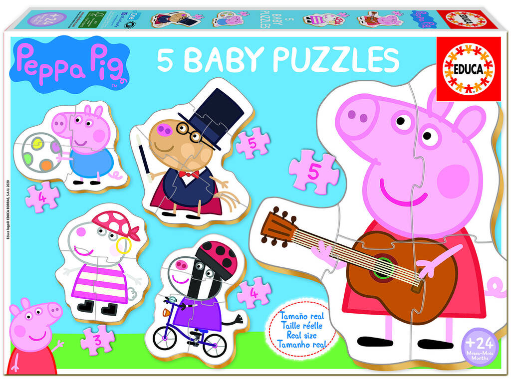Puzzle Baby Peppa Pig Educa 18589