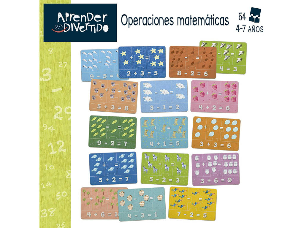 L'Apprentissage est Amusant Opérations Mathématiques Educa 18699