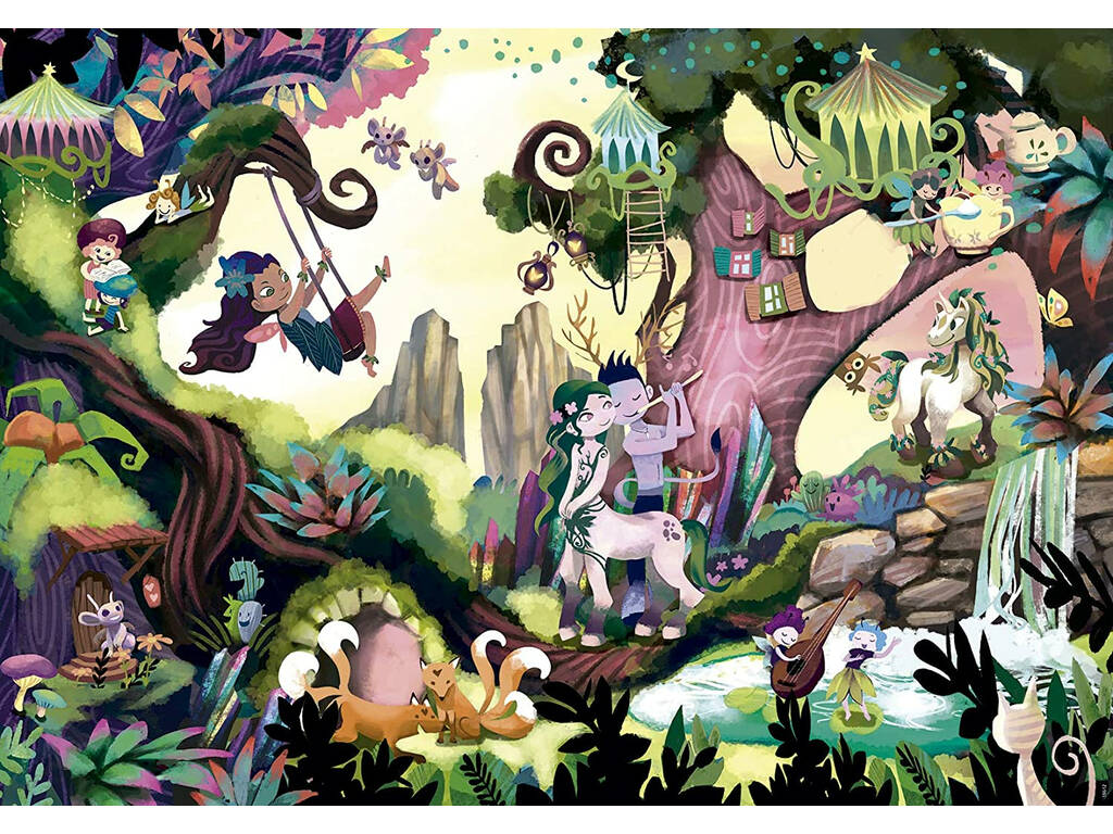 Puzzle Junior 200 Mysterious Bosco Magico Educa 18612