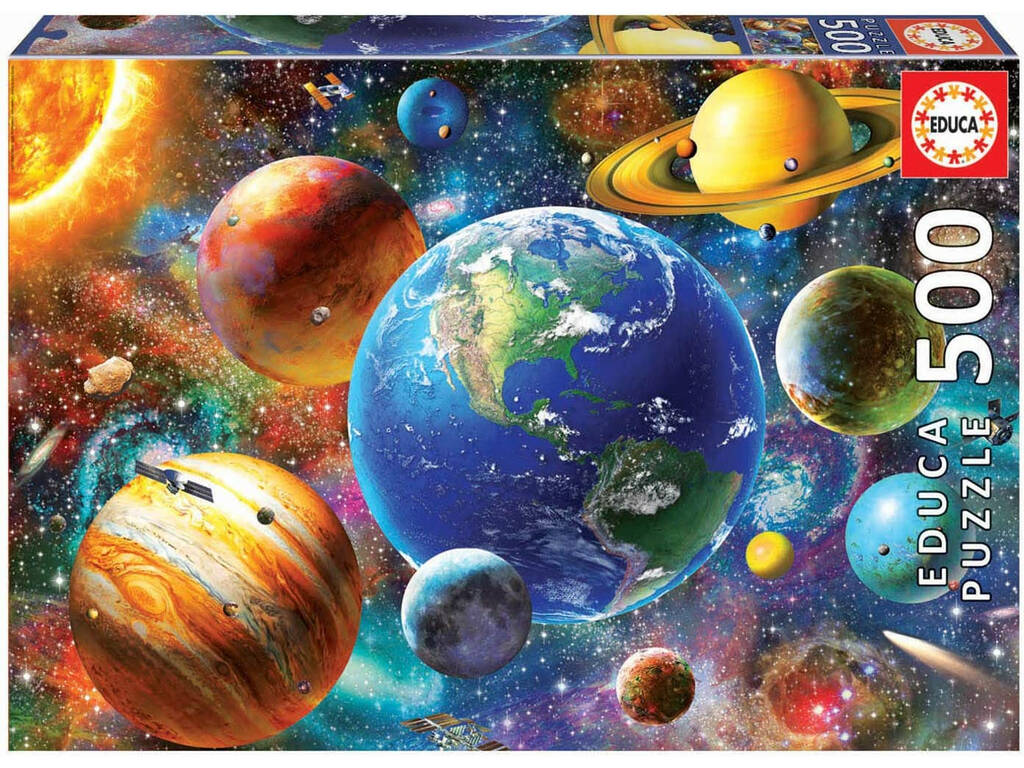Puzzle 500 Système Solaire Educa 18449