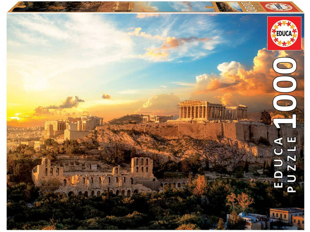 Puzzle 1.000 Acropole Athènes Educa 18489