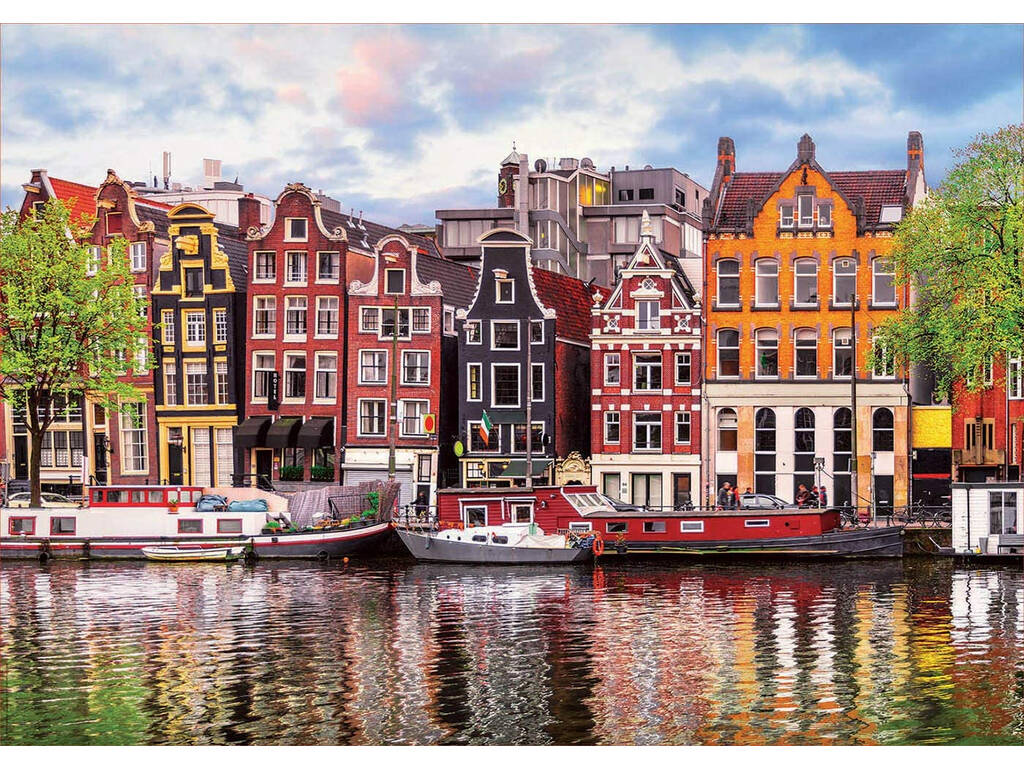 Puzzle 1000 Maisons Dansantes, Amsterdam Educa 18458