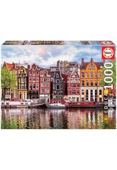 Puzzle 1000 Maisons Dansantes, Amsterdam Educa 18458