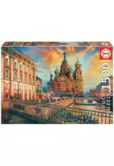 Puzzle 1500 Saint-Pétersbourg Educa 18501