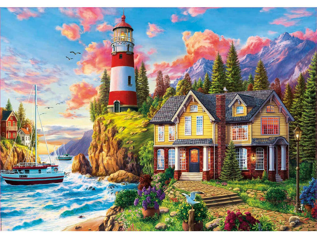 Puzzle 3000 Phare Près De l'Océan Educa 18507