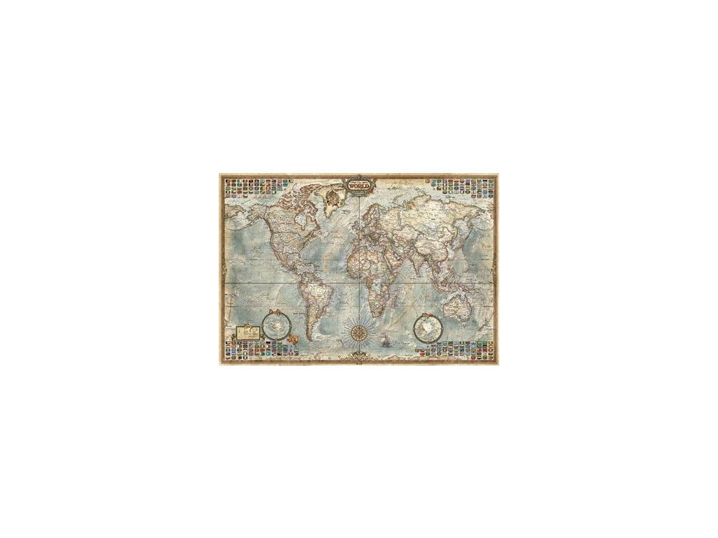 Puzzle 1000 Il Mondo, Mappa Politica 