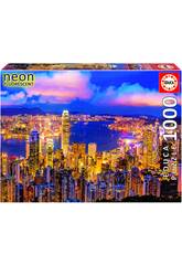 Puzzle 1000 Hong Kong Neón Educa 18462