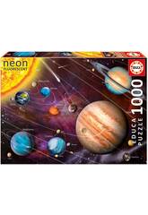 Puzzle 1000 Sistème Solaire Néon Educa 14461