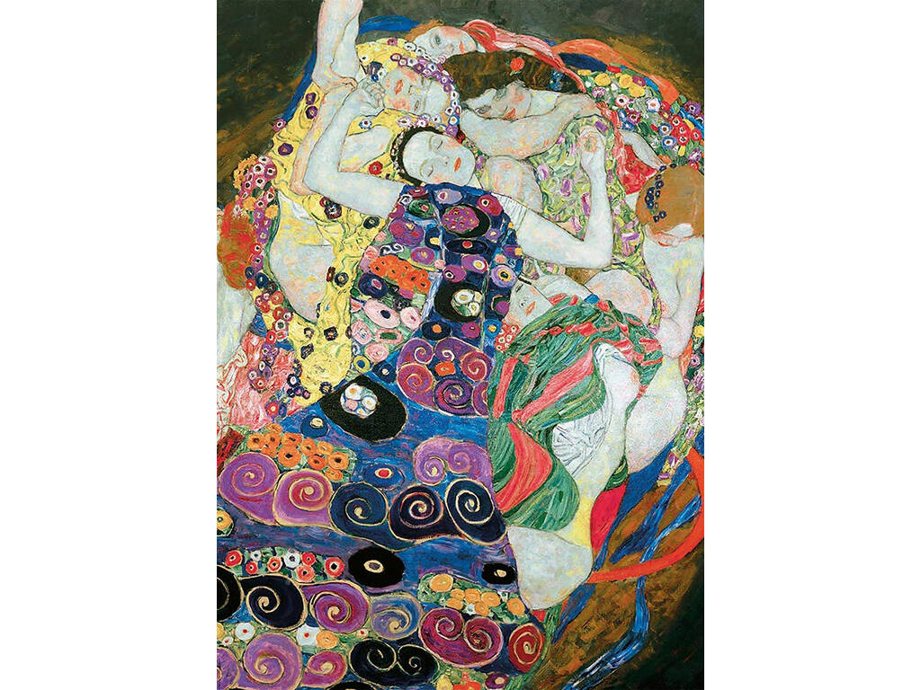 Puzzle 2x1000 Le Bisou + La Vierge, Gustav Klimt Educa 18488