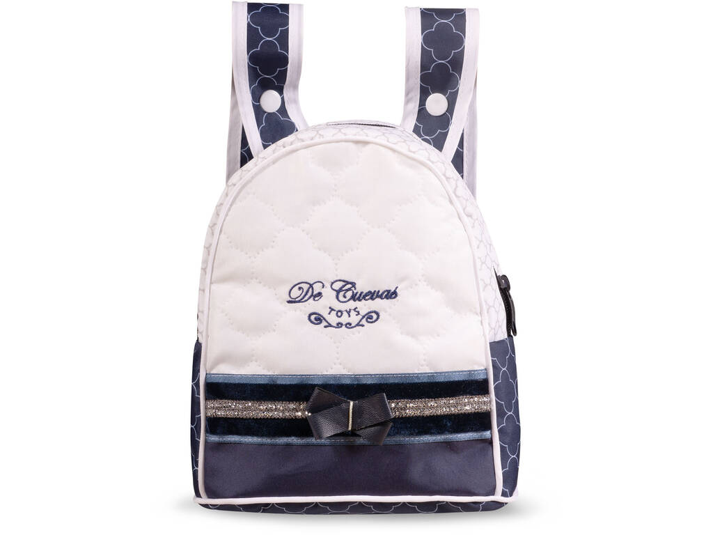 Poussette Jumelle Pliante Classic Romantic de Poupées De Cuevas 80337