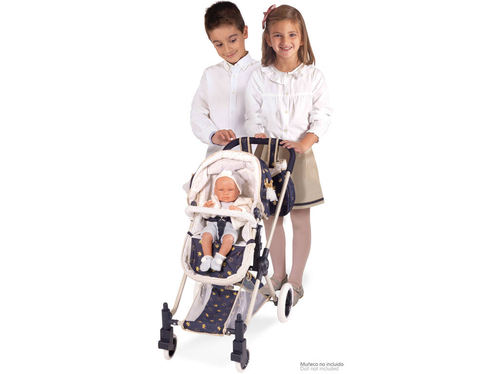 Carro de Muñecas Classic Romantic 3 en 1 XL DeCuevas 80732