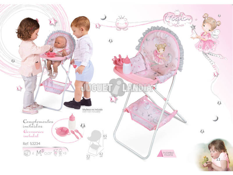 Seggiolone Pieghevole con Accessori María Decuevas 53234