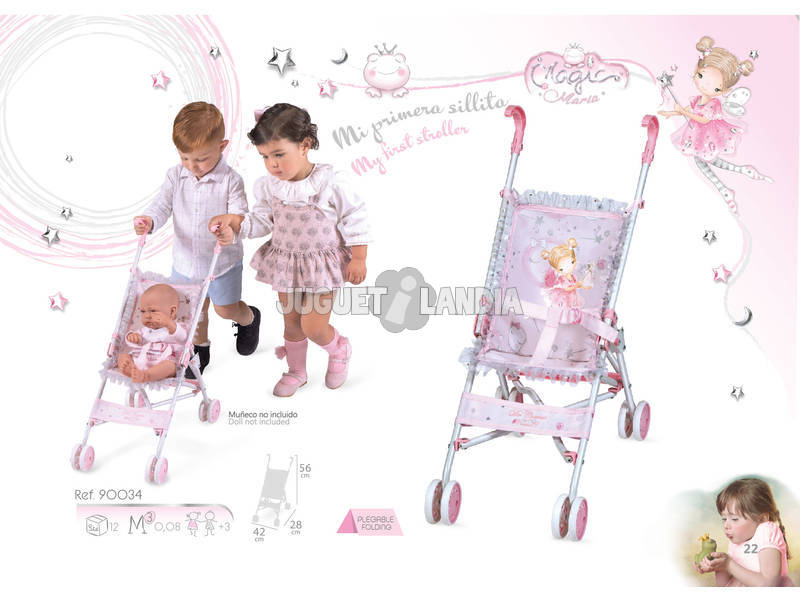 Poussette de Poupée Chaise Pliante María Decuevas 90034