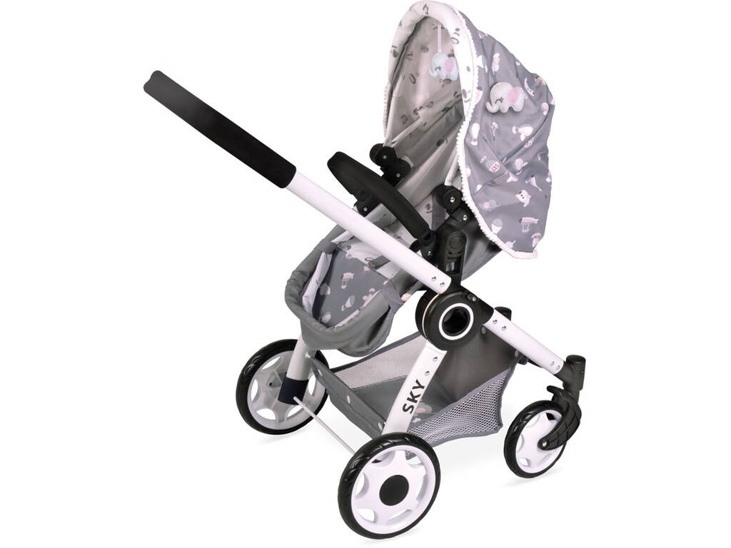 Chariot de Poupée 3x1 Pliant Sky De Cuevas 80535