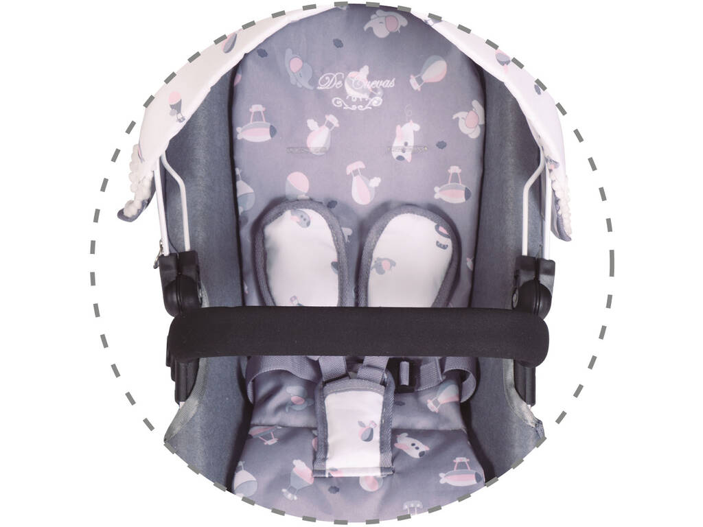 Poussette de Poupée 3x1 Sky De Cuevas 81435