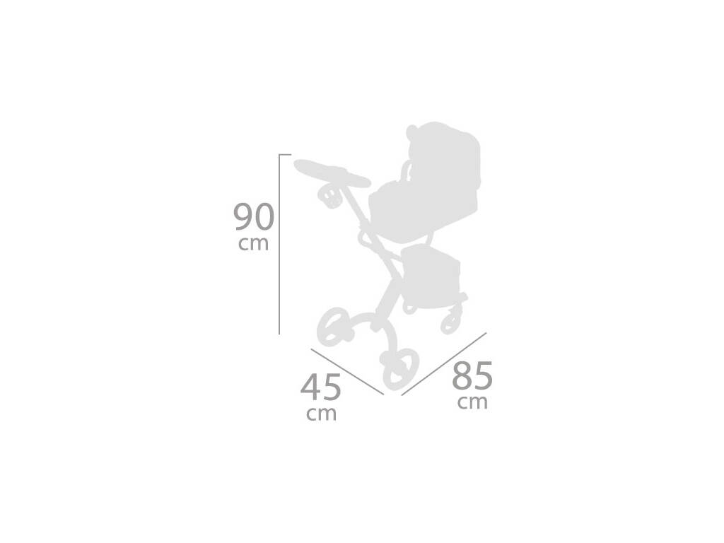 Carrozzina per Bambole 3x1 Sky DeCuevas 81535