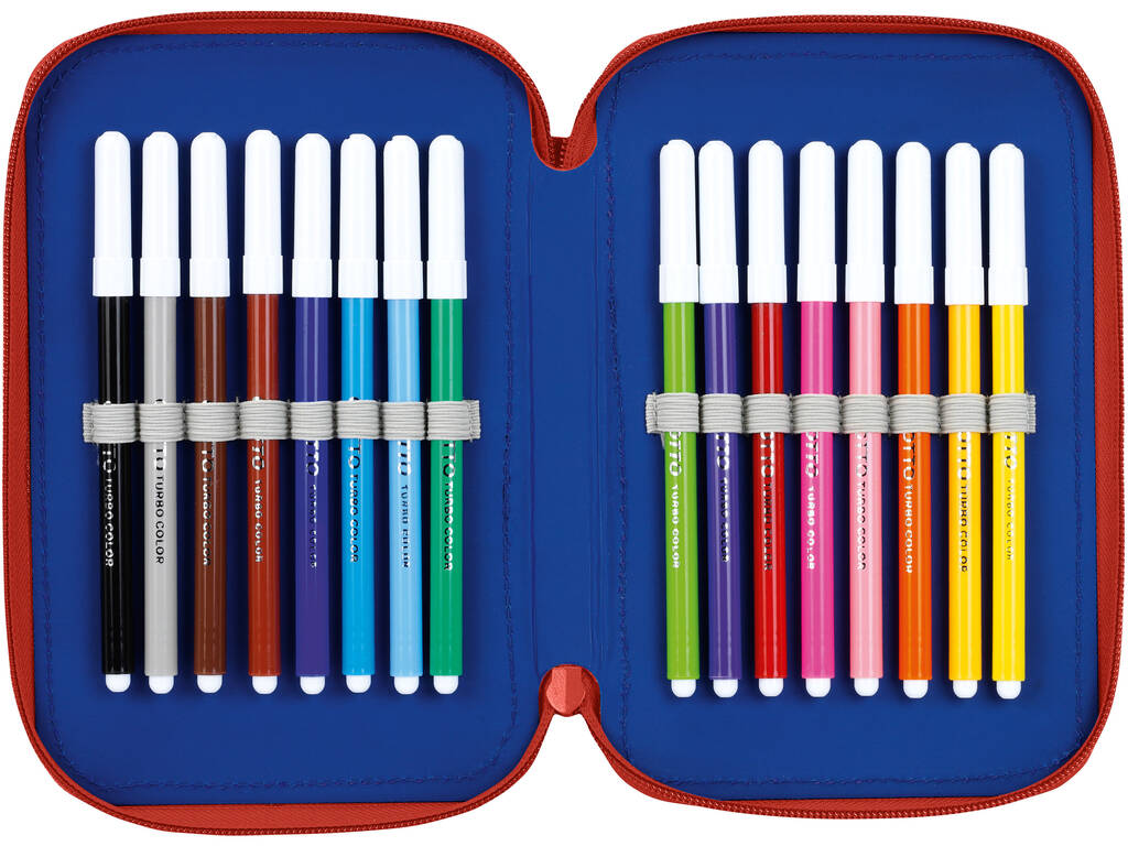 Plumier Double 34 Pièces Atlético de Madrid Safta 411858054