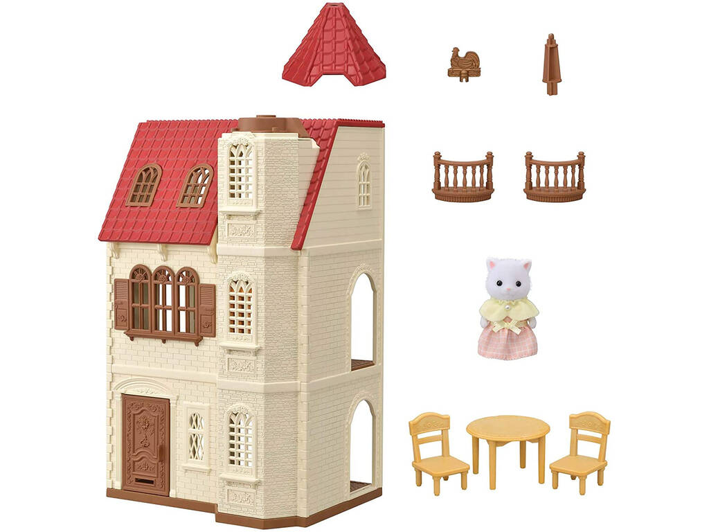 Sylvanian Families La Maison de La Tour avec Figurine Epoch Para Imaginar 5400