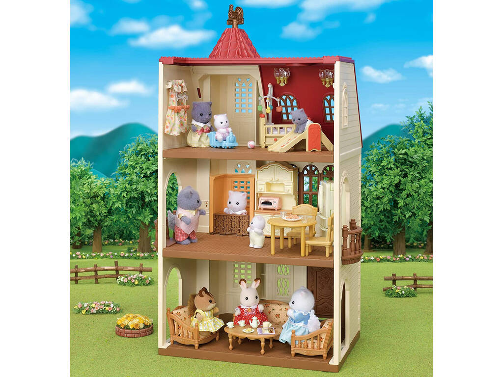 Sylvanian Families La Maison de La Tour avec Figurine Epoch Para Imaginar 5400