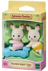 Sylvanian Families Jumeaux Lapin Chocolat Epoch Para Imaginar 5420