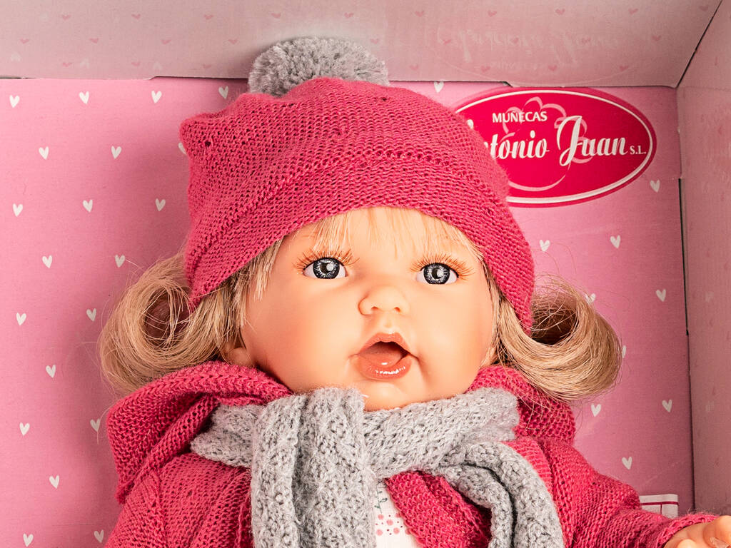 Bambola Petit Coordinato Corale 27 cm. Antonio Juan 1233
