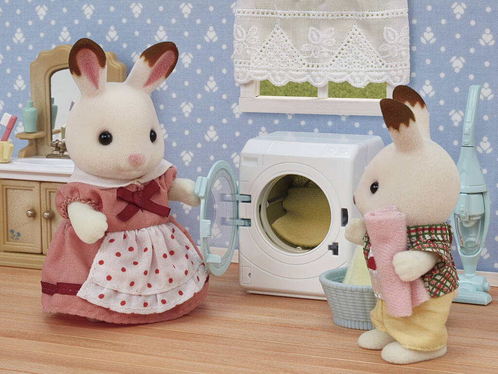 Sylvanian Families Machine à Laver et Aspirateur Epoch Para Imaginar 5445