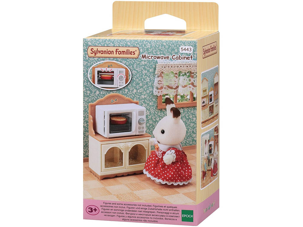 Sylvanian Families Set di armadietti microonde Epoch Para Imaginar 5443