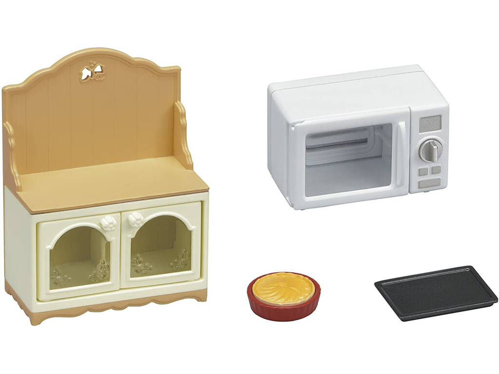 Sylvanian Families Set di armadietti microonde Epoch Para Imaginar 5443
