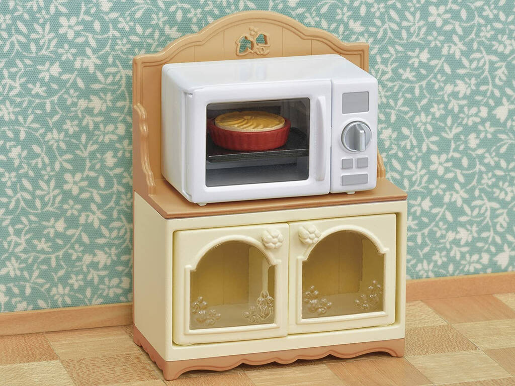 Sylvanian Families Set di armadietti microonde Epoch Para Imaginar 5443