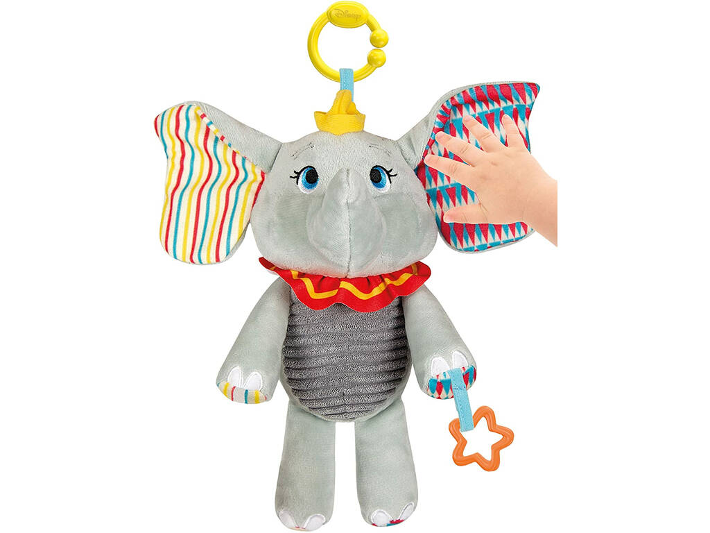 Dumbo Peluche Textures Clementoni 17297