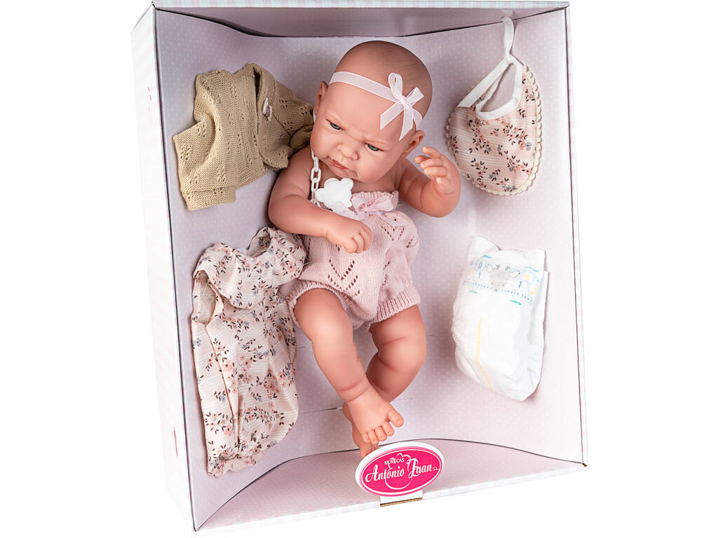 Bambola Neonata Lea Corredo 40 cm. Antonio Juan 5082