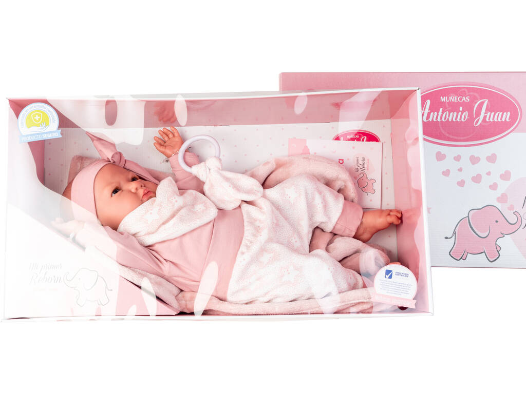 Bambola Il Mio Primo Reborn Berta Stelle 52 cm. Antonio Juan 8160