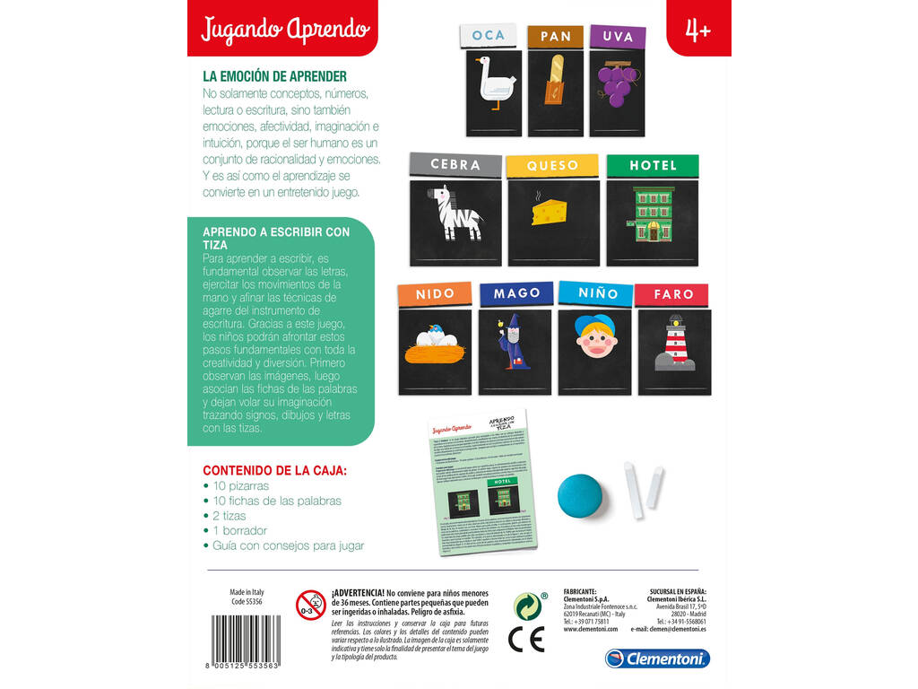 Imparo a Scrivere con Gesso Clementoni 55356