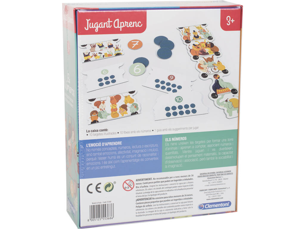 Jugant Aprenc Els Números Clementoni 55368