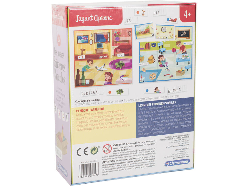 Jugant Aprenc Les Meves Primeres Paraules Clementoni 55369