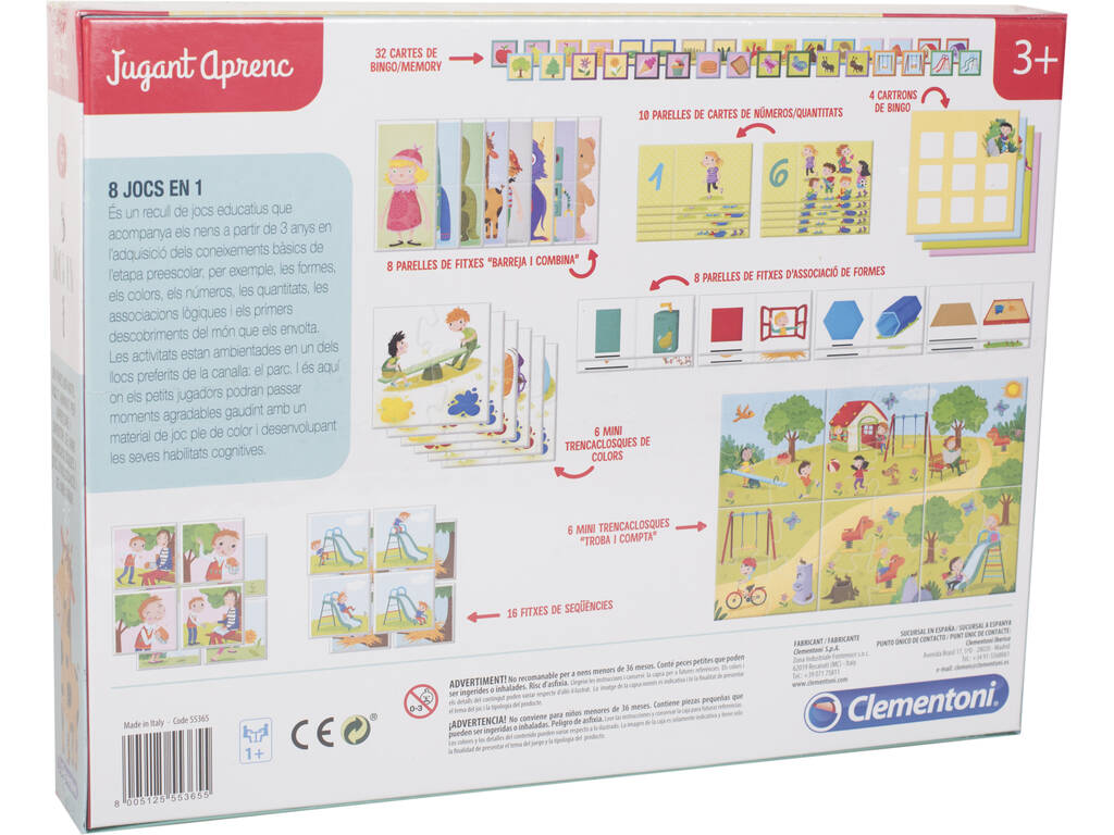 Giocando Imparo 8 Giochi In 1 Clementoni 55365
