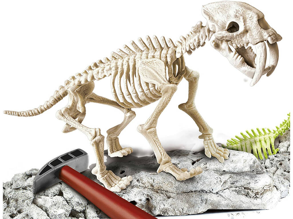 Archeogiocando Smilodon Fosforescente Clementoni 55034